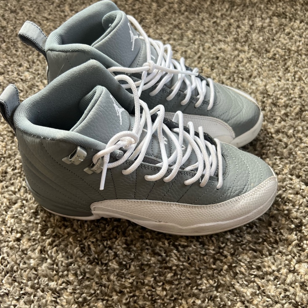Size 4Y (PS) - Jordan 12 Retro Mid Stealth